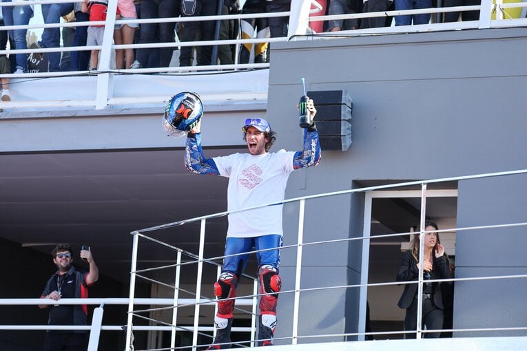 バレンシアGPのアレックス・リンス　photograph by Satoshi Endo