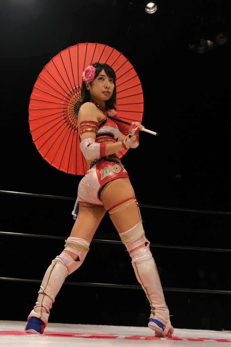 谷ももと組んだ「Wもも」　©Norihiro Hashimoto