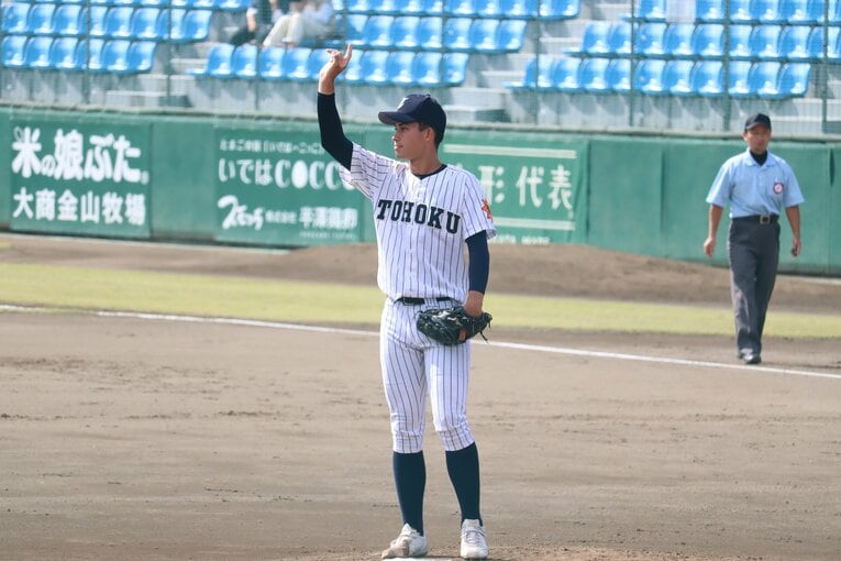 東北のエース・ハッブス大起 ©Genki Taguchi