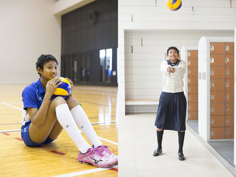 金蘭会高校時代の宮部藍梨（2015年撮影）　©Asami Enomoto