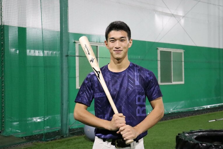 2021年の楽天ドラ1・吉野創士（ドラフト指名直後）　©Genki Taguchi