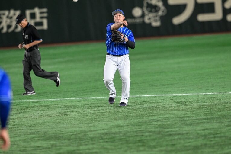 2024年シーズンからキャプテンを務める牧　©Nanae Suzuki