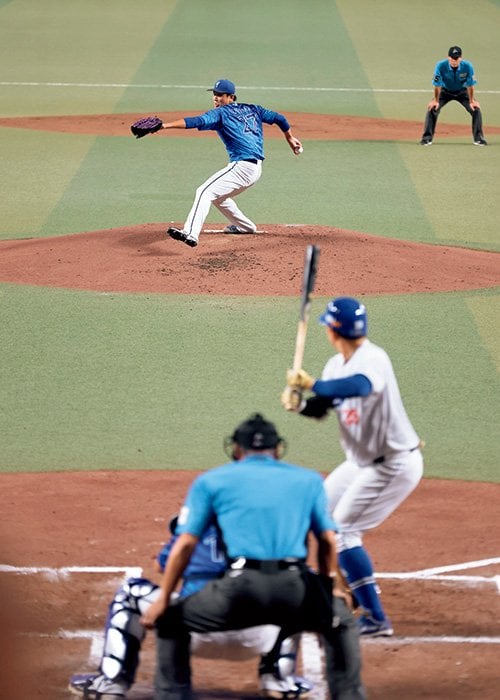 前日の試合では6人の右打者をスタメン起用していた中日。この日は全員が左打者だった