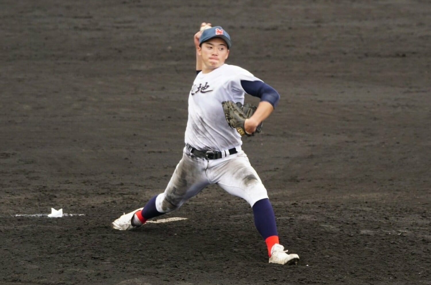 投手をはじめてわずか1年弱で135キロまで球速を伸ばした/野辺地高校野球部提供