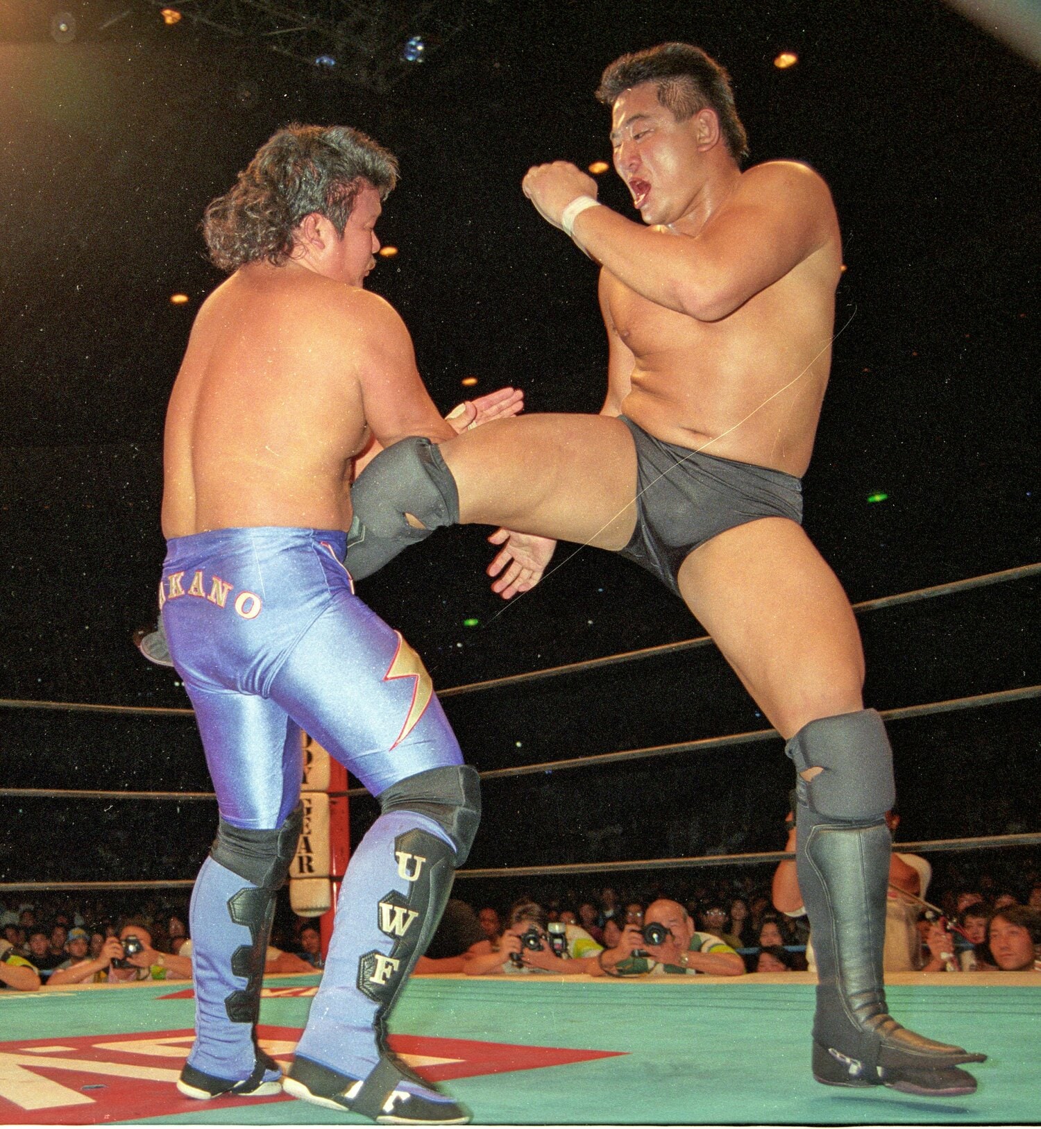 前哨戦で長州力のパートナーに抜擢された永田裕志 ©東京スポーツ新聞社