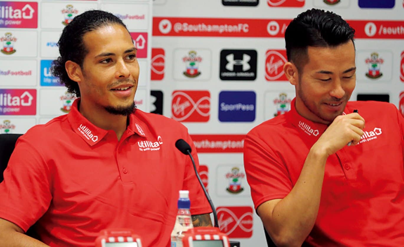 現リバプールのファンダイクとは、2シーズン半にわたりCBでコンビを組んだ ©Getty Images