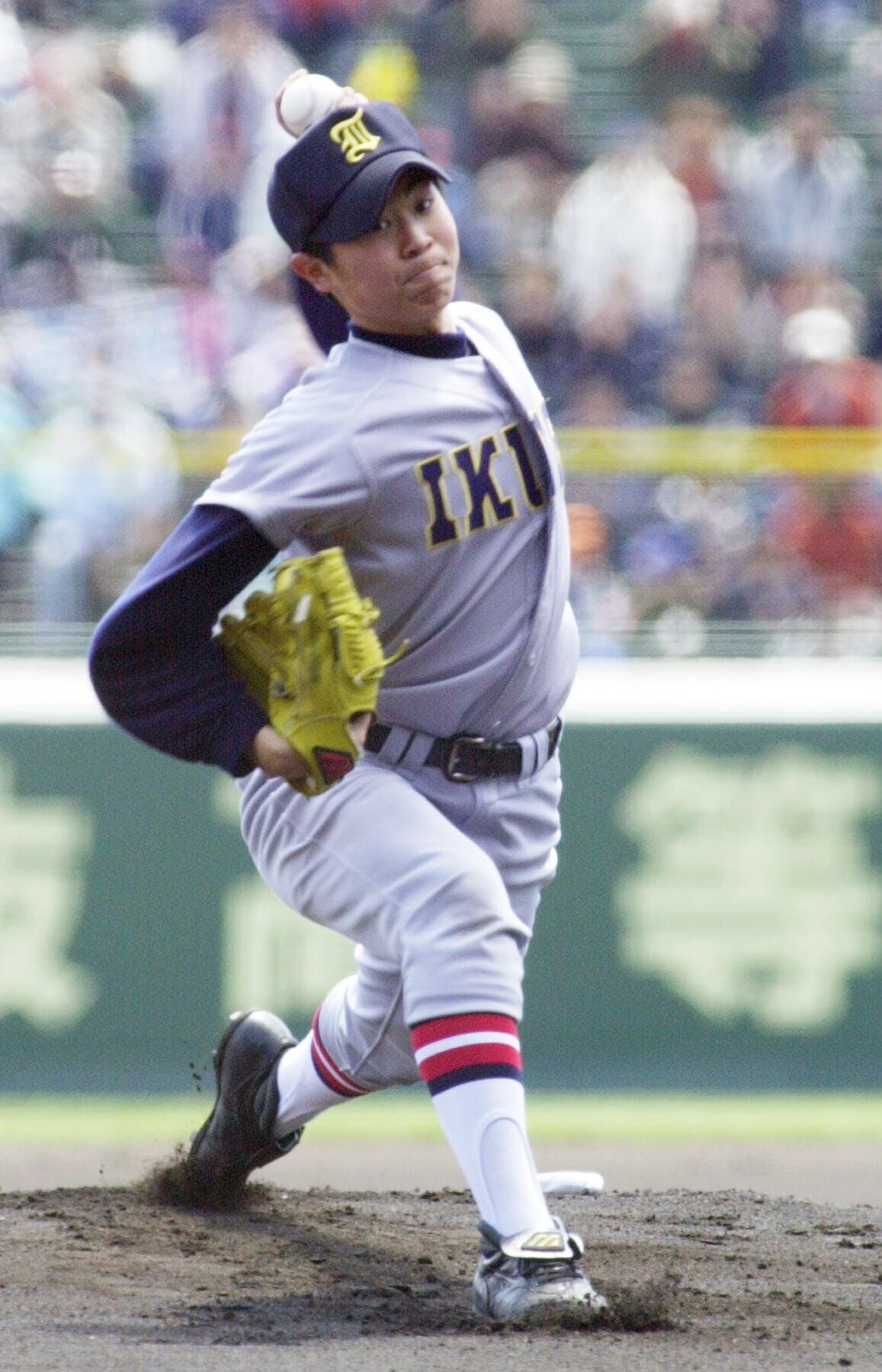 2001年のセンバツで準優勝した時のエースだった芳賀　©️JIJI PRESS
