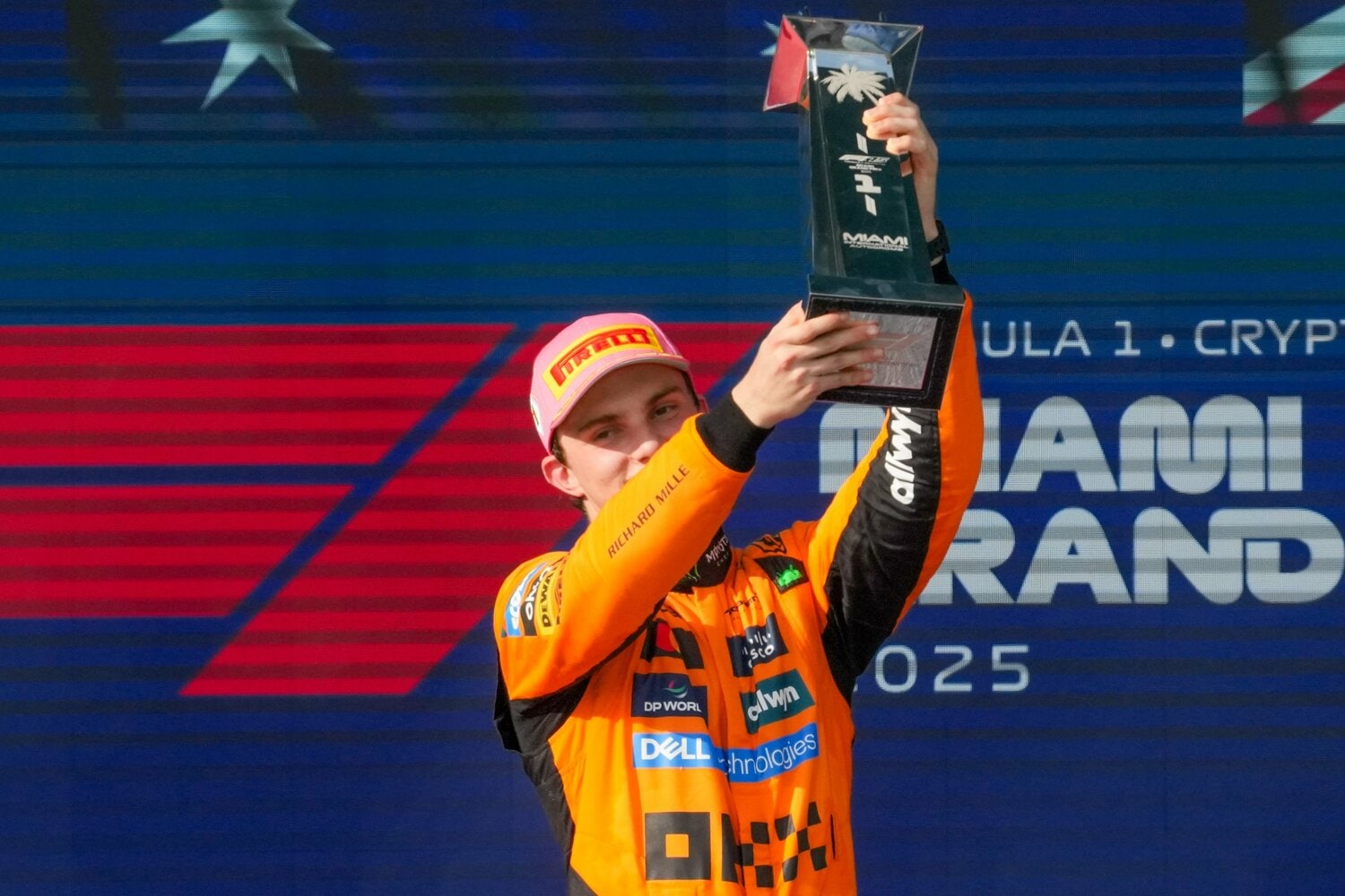 3連勝、131ポイントで首位を独走しはじめたピアストリ。2位はチームメイトのランド・ノリスで115ポイント　©Getty Images