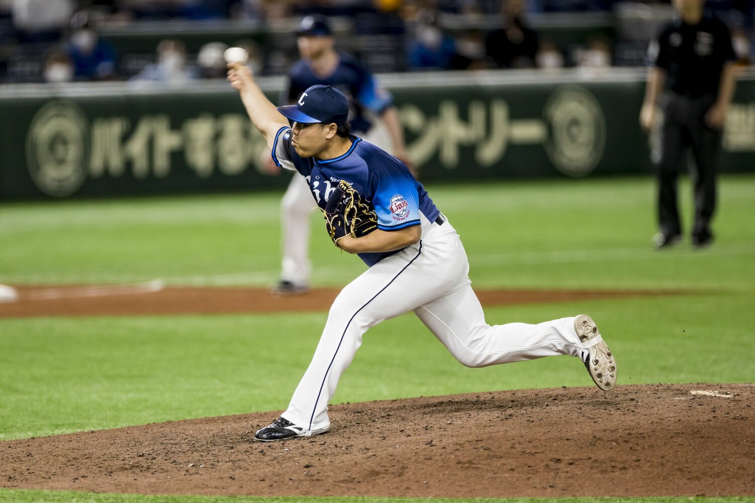 22歳にして西武の救援陣を支える平良　©Kiichi Matsumoto