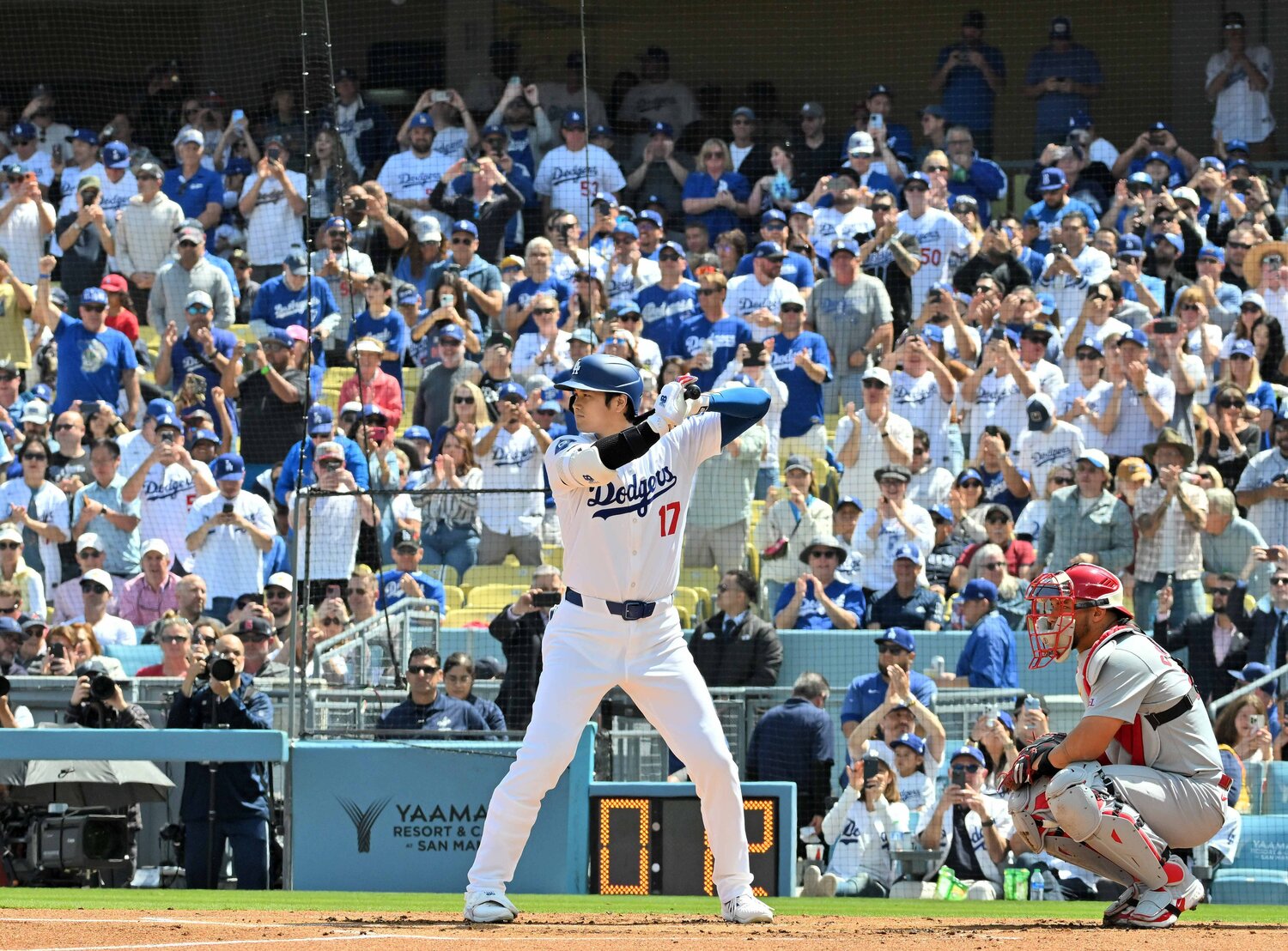 オープン戦こそ不調だったものの開幕戦のカージナルス戦では2安打。今後はどんな展開になるのだろうか ©JIJI PRESS