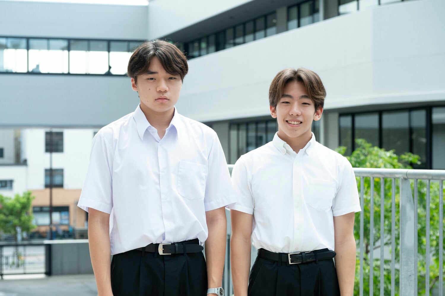 高本（左）と中出の1年生コンビ　©︎Tadashi Hosoda　