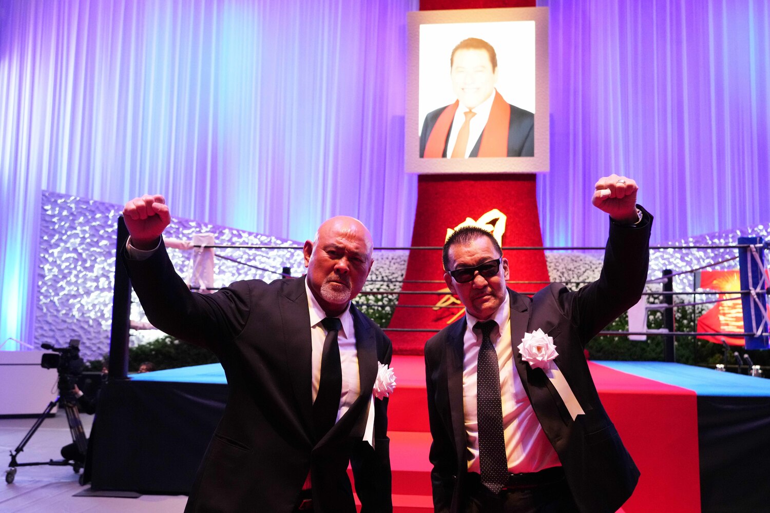 2月21日に東京ドームで引退試合を戦ったばかりの武藤敬司と蝶野正洋