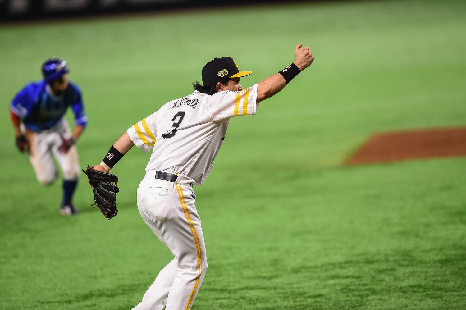 18年間の現役生活に幕を下ろした松田宣浩 ©Nanae Suzuki