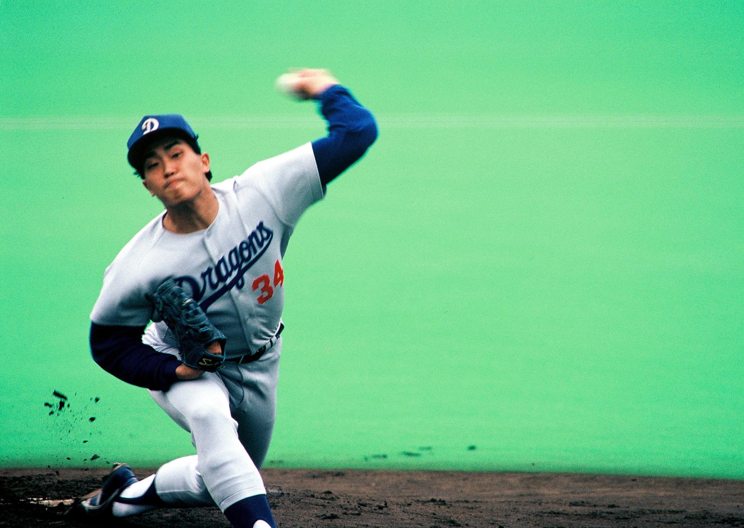 1988年、スクリューボールを会得し覚醒した頃の山本昌　©BUNGEISHUNJU