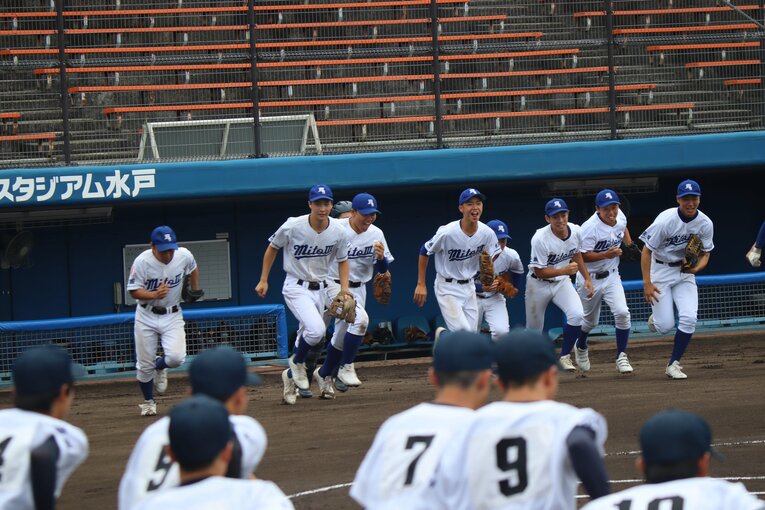 ３回目の夏の選手権。土浦一との試合開始　©Yuki Kashimoto