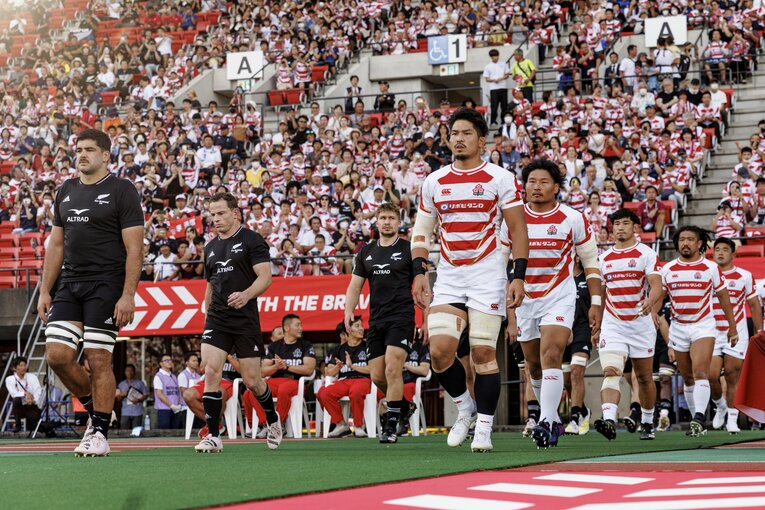 オールブラックスXVとのテストマッチ（2023年7月15日）　©︎Kiichi Matsumoto