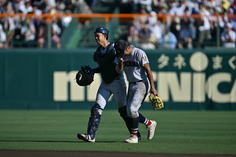 甲子園名試合…横浜vs県岐阜商の現地カット　©Hideki Sugiyama
