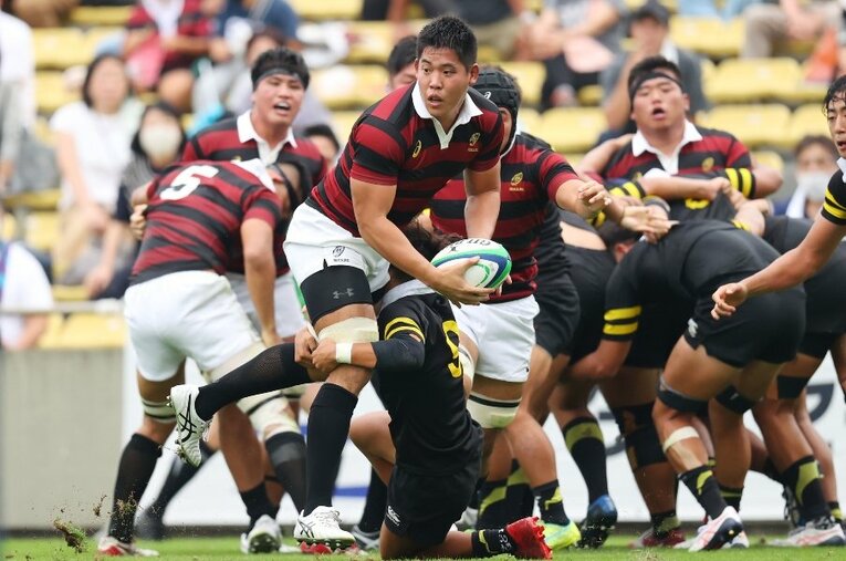 主力選手を欠く中でも主将・丸尾を中心に戦い、勝利をつかんだ早大　©︎AFLO