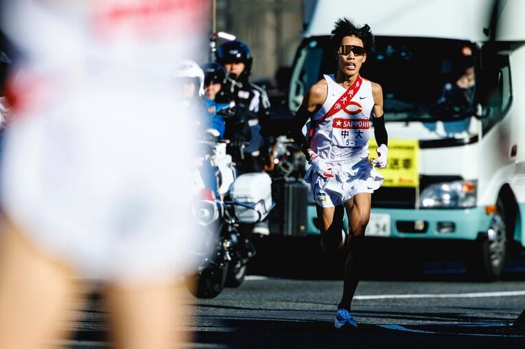 【2026箱根駅伝】2区も中央大は順調だった… ©Kichi Matsumoto