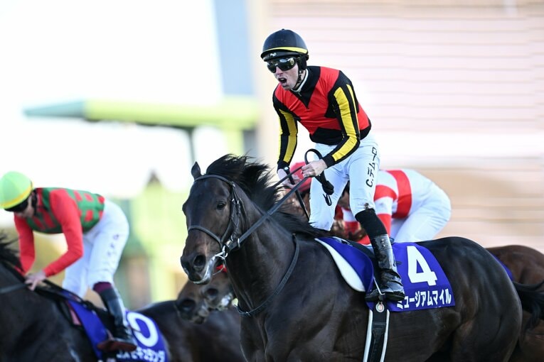 有馬記念を制したミュージアムマイルとC・デムーロ　©Keiji Ishikawa