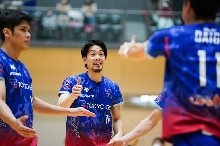 FC東京・手原紳（セッター）　©︎JVA