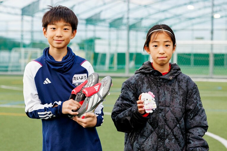 この日のMIPに選ばれた太陽さん（左）とはなさん　©Kiichi Matsumoto