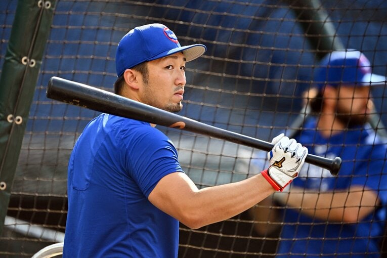 現在の鈴木誠也　©JIJI PRESS