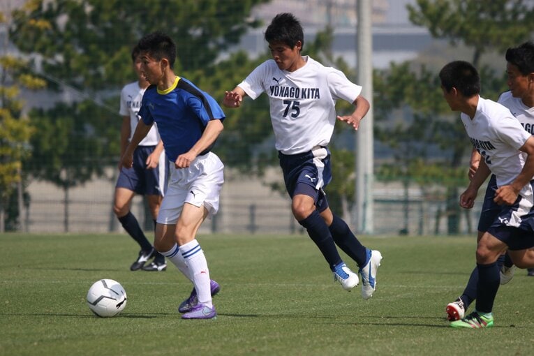 米子北高時代の佐野海舟　©︎Takahito Ando
