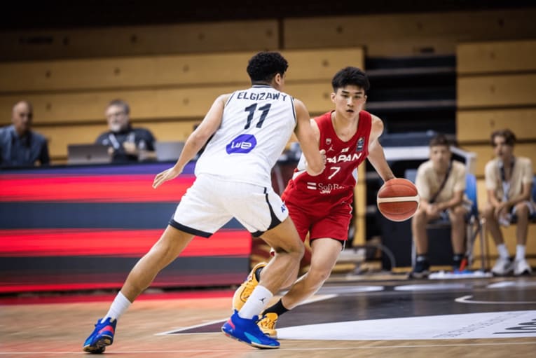 U19W杯／PG湧川颯斗（滋賀レイクス）©︎nextgenhoops