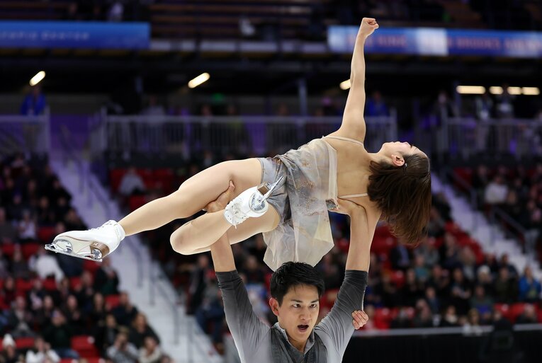 力強いフィニッシュに、スタンディングオベーションが起きた　©Getty Images