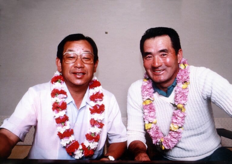 長嶋茂雄氏と　©Sports Graphic Number