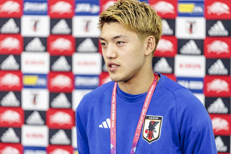 クロアチア戦翌日の会見　©Kiichi Matsumoto/JMPA