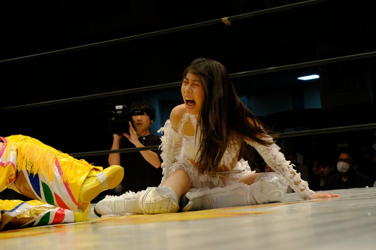 高校3年生の女子プロレスラー・心希（しんの）【スワイプするとそのほかの写真もご覧になれます】©Norihiro Hashimoto