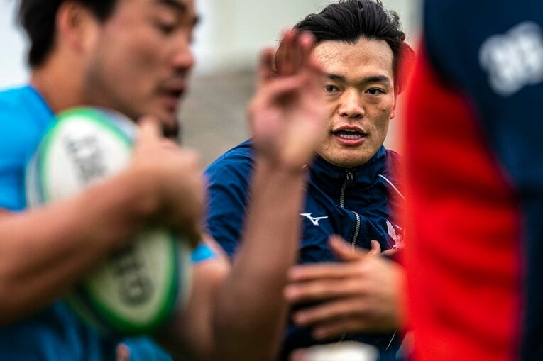 明治大ラグビー部キャプテン・廣瀬雄也（2023年）　©︎Takuya Sugiyama