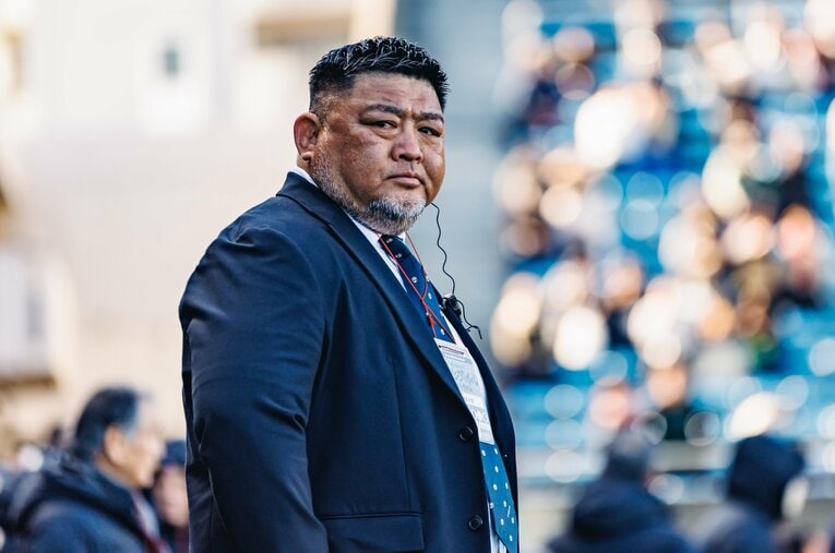 2022年から帝京大ラグビー部の指揮を執る相馬朋和監督。常勝軍団のリクルーティングには以前とは違った信念があるという ／ photograph by Kiichi Matsumoto