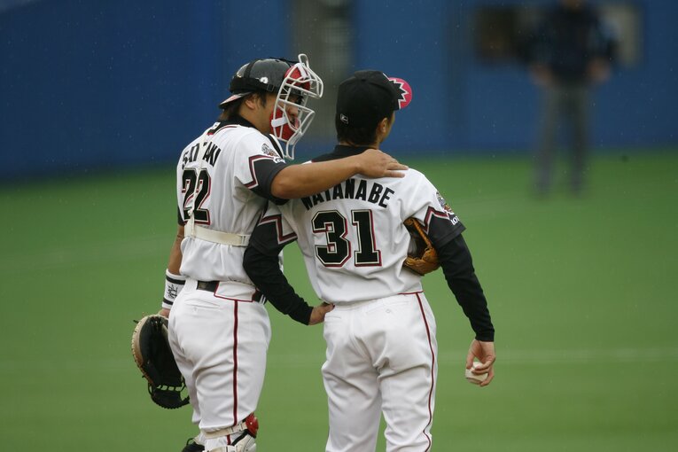 現役時代から里崎の豪胆さ、冷静さは変わらない©Naoya Sanuki