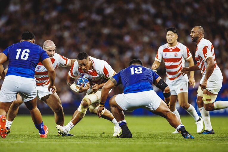 ヴァル アサエリ愛（2023年ラグビーW杯サモア戦）　©︎Kiichi Matsumoto