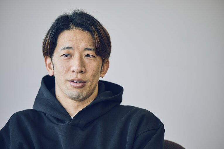 インタビューに応じる野田昇吾　©Kiichi Matsumoto