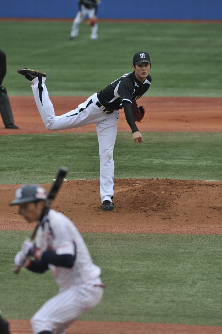 2013年の藤浪　©Nanae Suzuki