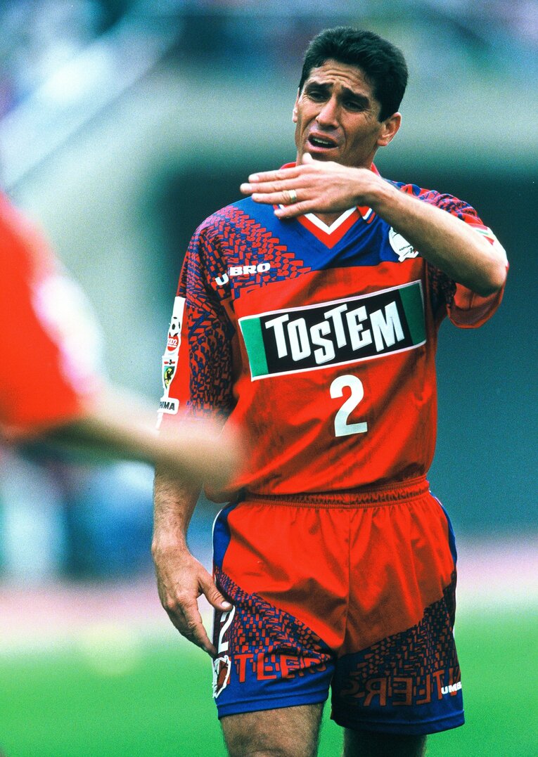 鹿島時代のジョルジーニョ　©Sports Graphic Number