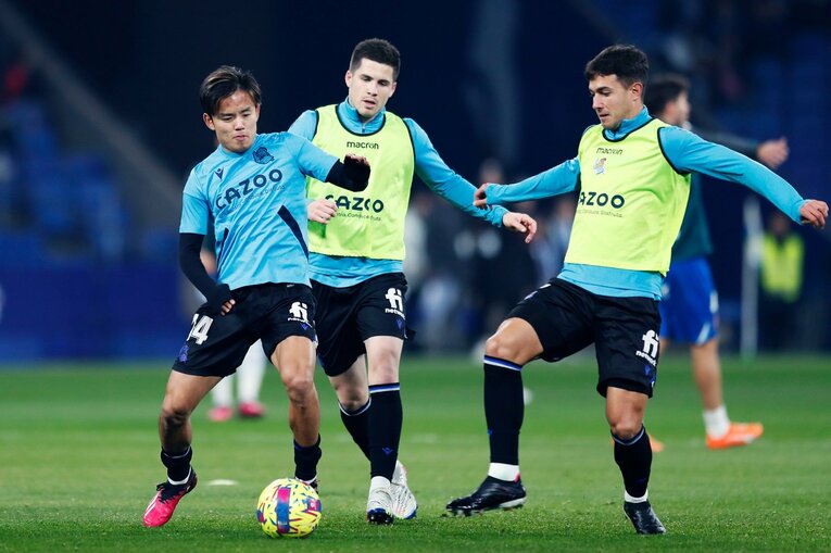 「クボの鮮烈ボレーに加えて…」“ハイライトだけではもったいない”ソシエダ久保建英の飛躍を現地撮影「特筆すべきはゴール直前の守備」(9)