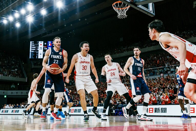 昨年テストマッチで戦ったフランスとはパリ五輪でも激突予定だ　©︎Kiichi Matsumoto