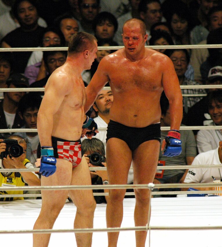 2005年PRIDE GPのミルコ戦　©Getty Images