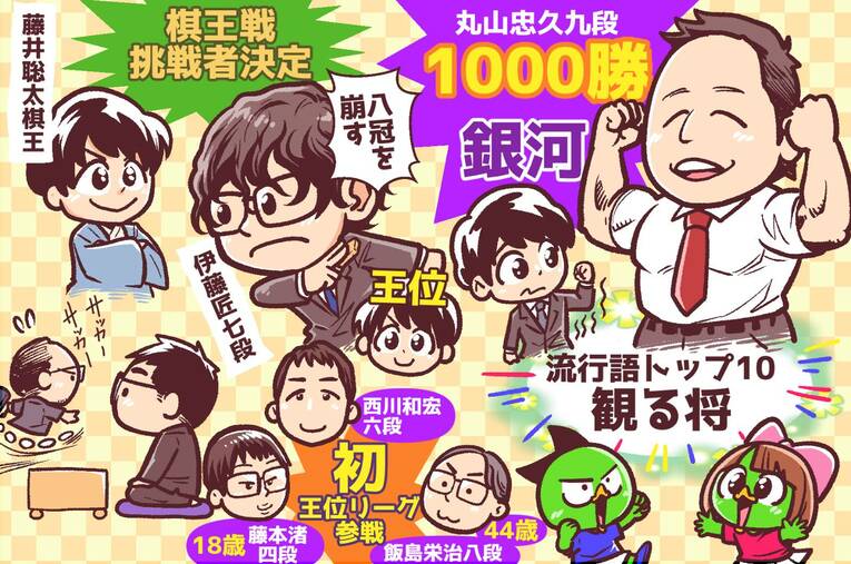 23年12月の将棋ハイライト　©Junsei Chida