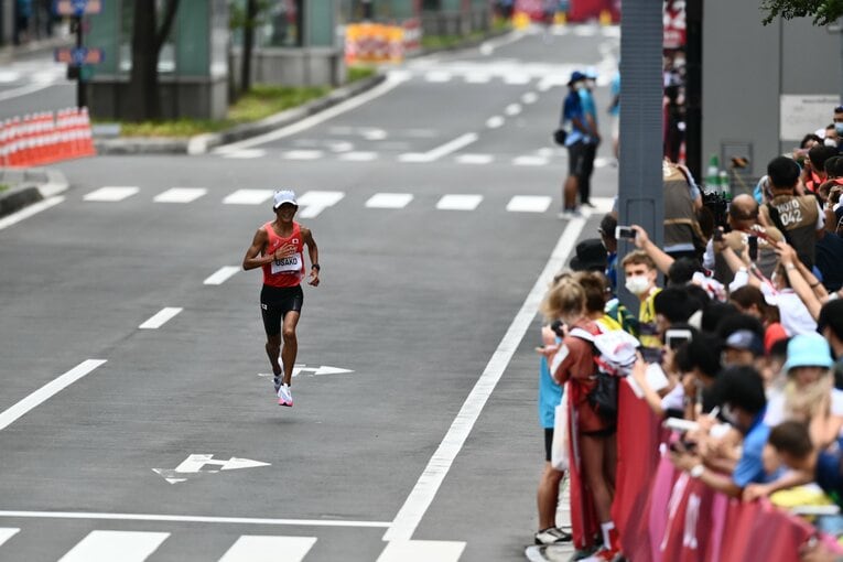 東京五輪、マラソンで6位入賞を果たした大迫傑　©︎Nanae Suzuki/JMPA