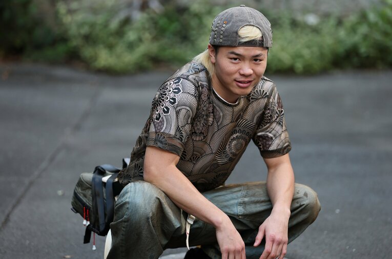 井上拓真とのWBC世界バンタム級王座決定戦を前にその心境を明かした那須川天心 ／ photograph by Shigeki Yamamoto