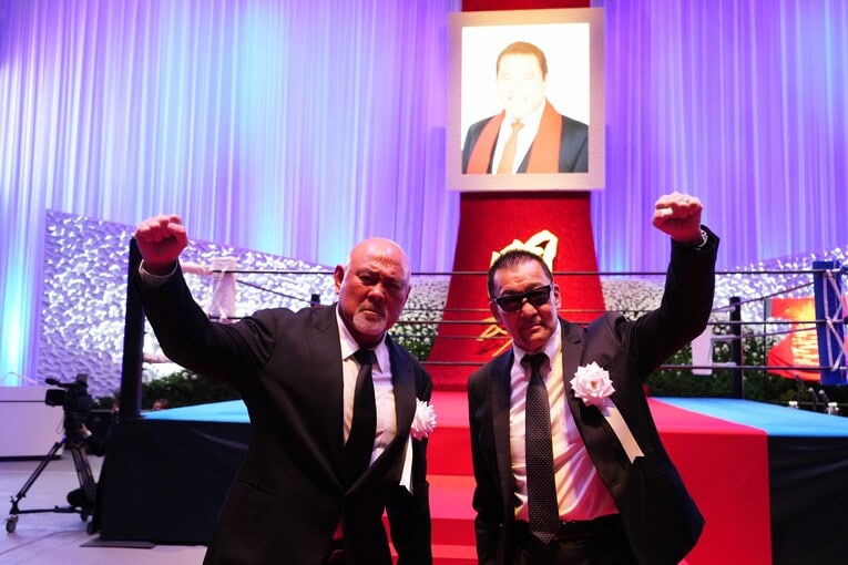 2月21日に東京ドームで引退試合を戦ったばかりの武藤敬司と蝶野正洋