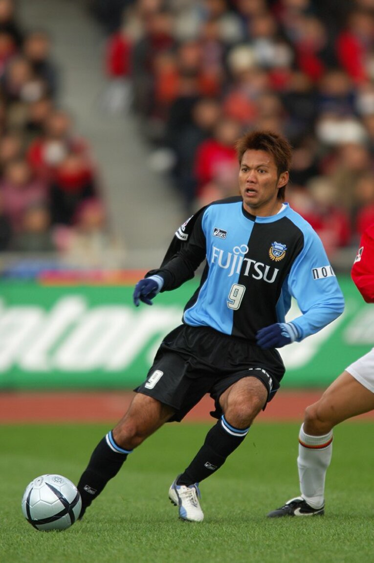 2005年の我那覇　©Sports Graphic Number