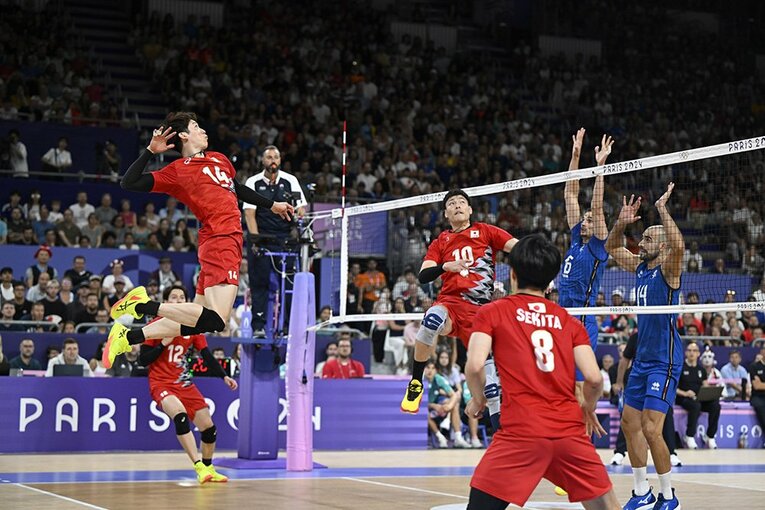 パリ五輪・準々決勝イタリア戦 ／ photograph by Asami Enomoto/JMPA