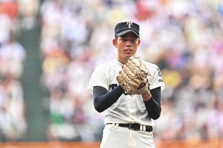 2年前の夏の甲子園ではエースナンバーを背負ってチームを率いた　©Nanae Suzuki